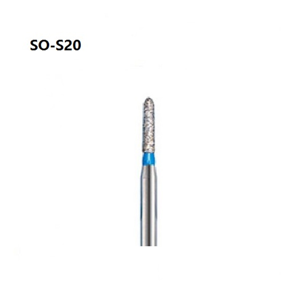 Mani Diamond Airotor Burs - Straight Ogival End / So Series