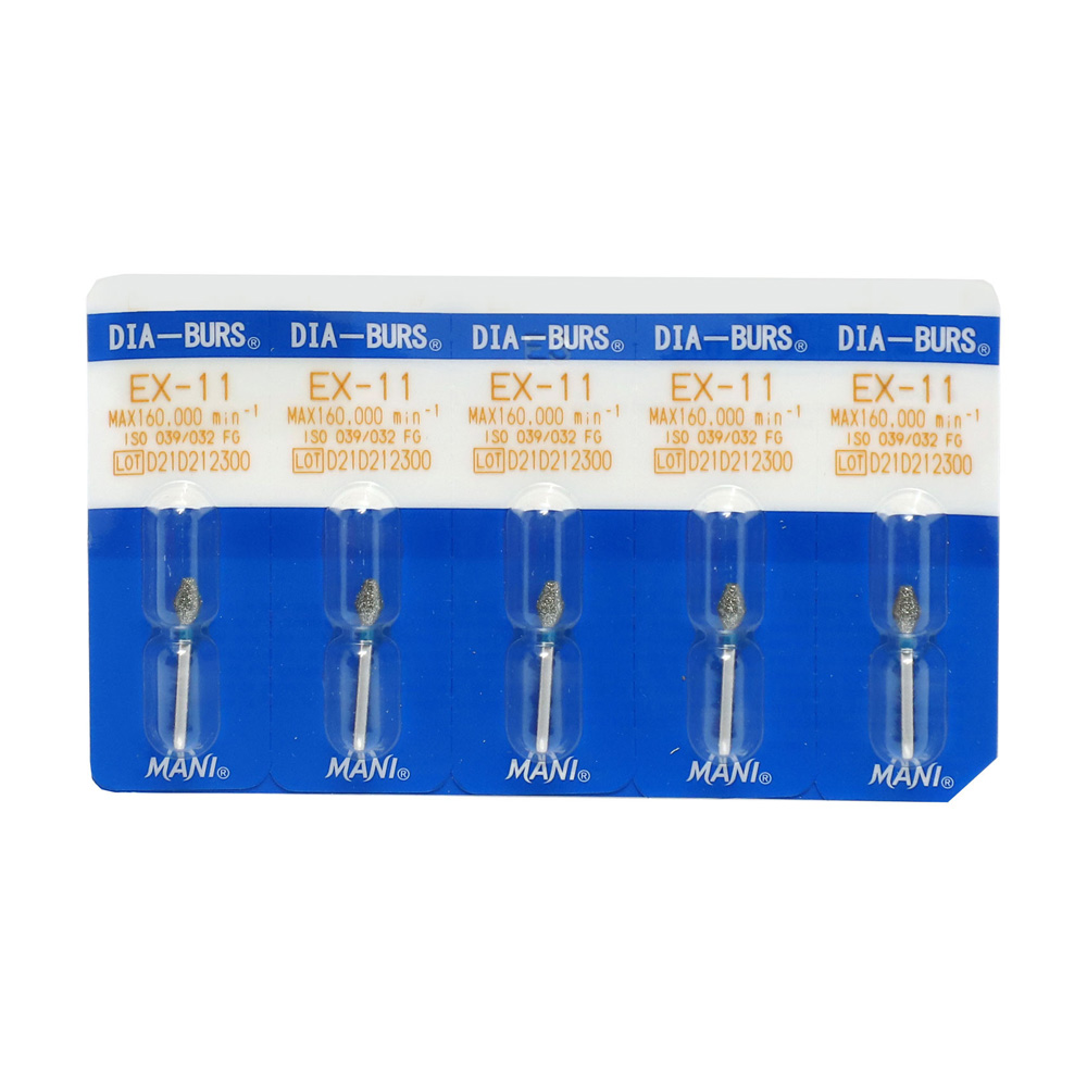 Mani Diamond Airotor Burs - Special (Extra) Shape / Ex Series