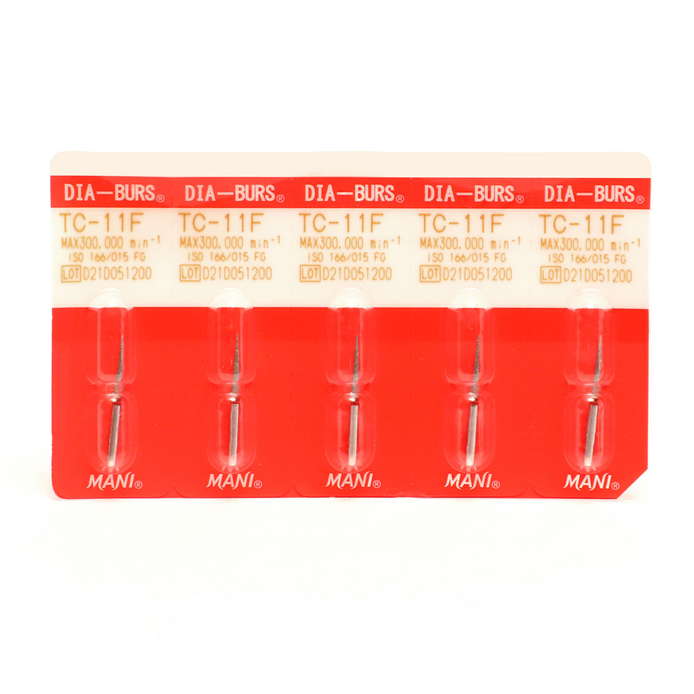 Mani Diamond Airotor and Contra Angle Burs - Taper Conical End / Tc Series