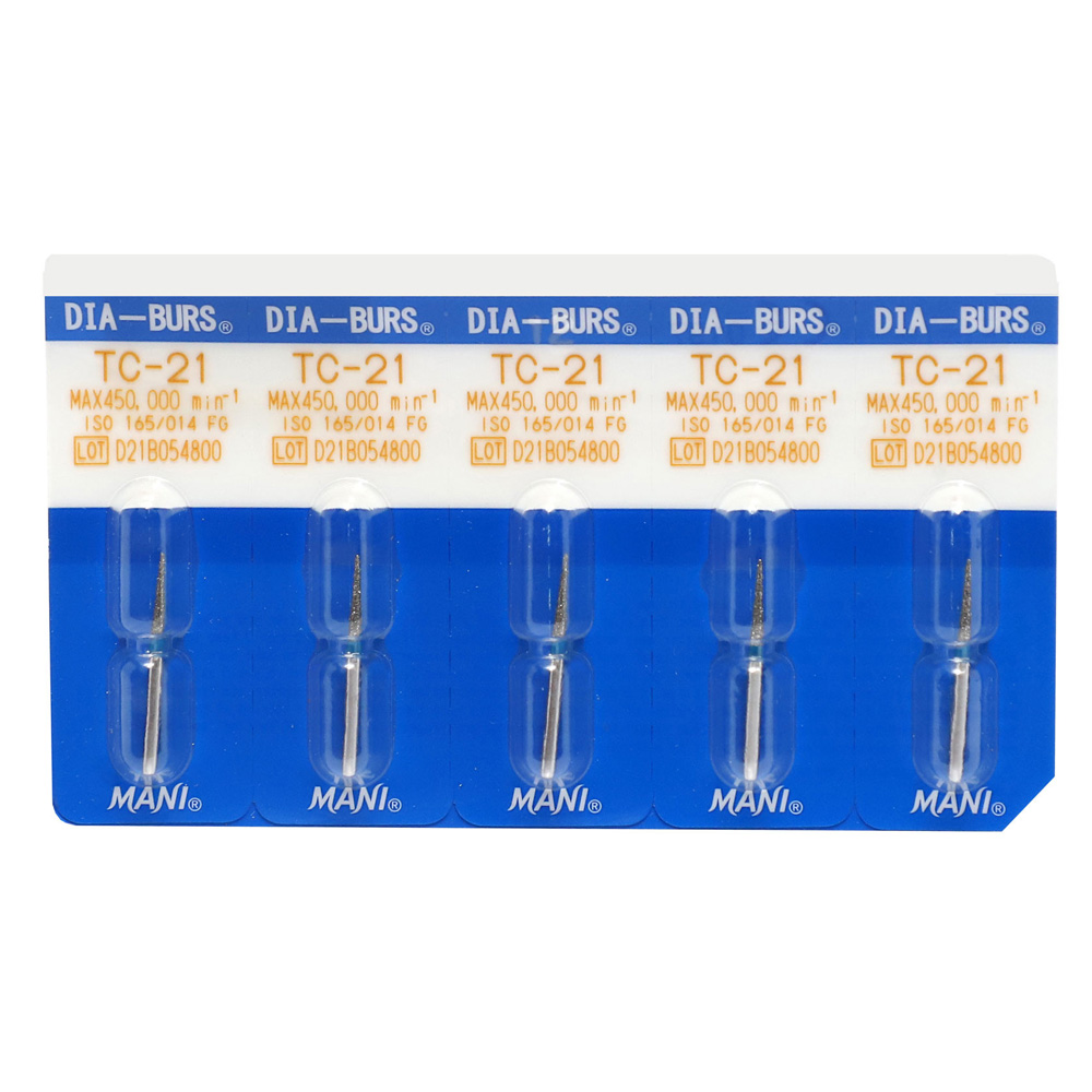 Mani Diamond Airotor and Contra Angle Burs - Taper Conical End / Tc Series
