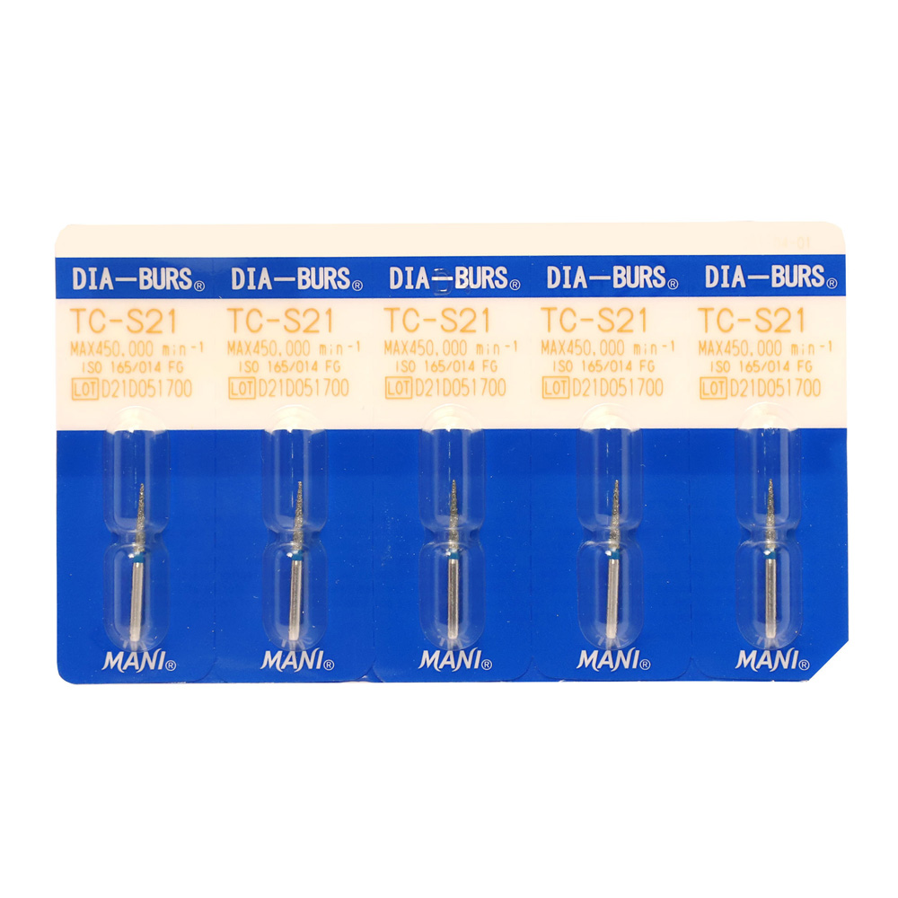 Mani Diamond Airotor and Contra Angle Burs - Taper Conical End / Tc Series