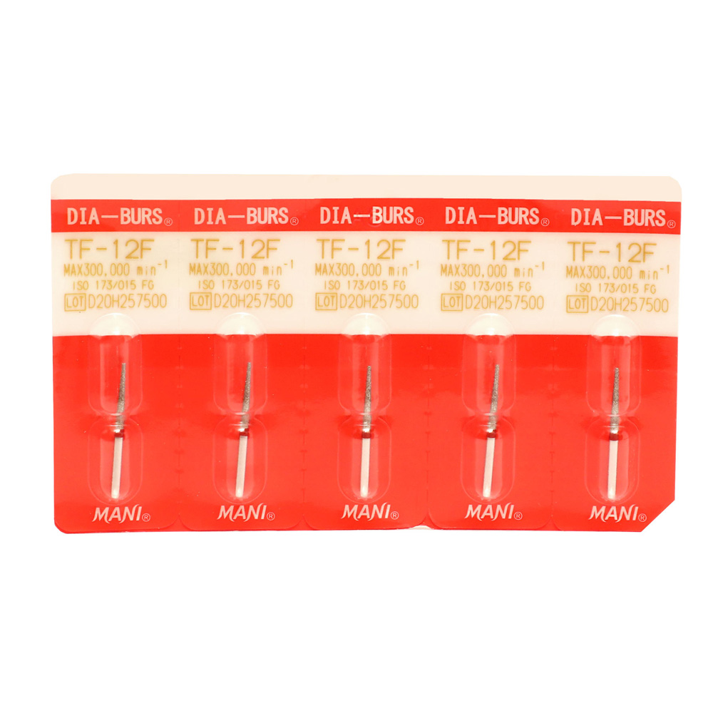 Mani Diamond Airotor Burs - Taper Flat End / Tf Series