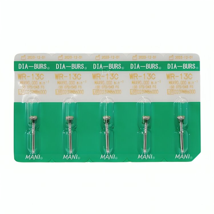 Mani Diamond Airotor Burs - Wheel Round Edge / Wr Series