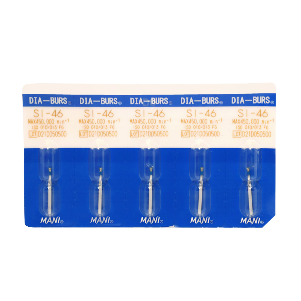 Mani Diamond Airotor Burs - Si Series