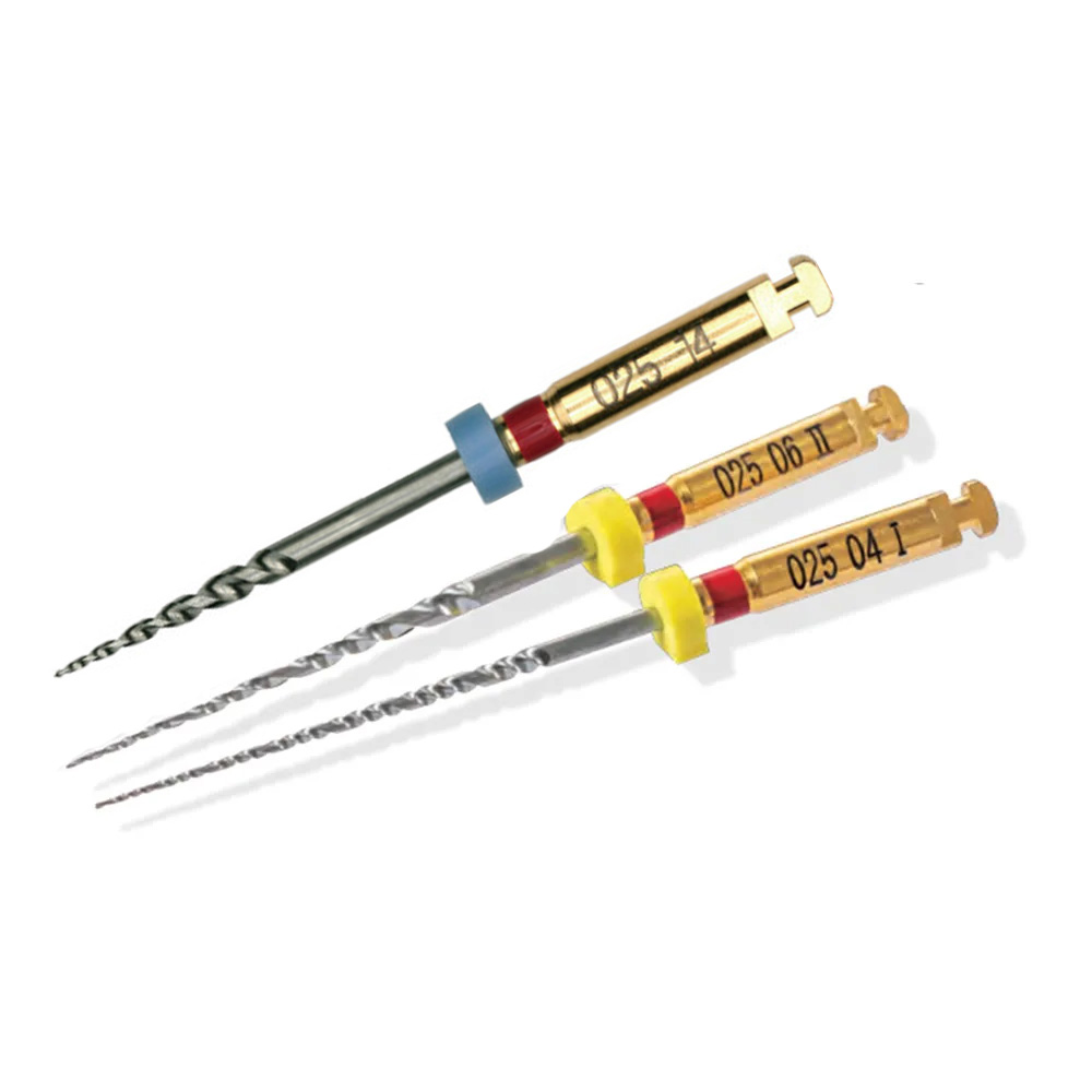 Mani Jizai NiTi Rotary Files 21mm Assorted - (25/.14 - 18mm, 25/.04, 25/.06)