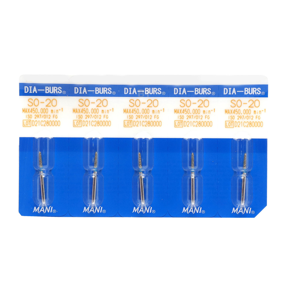 Mani Diamond Airotor Burs - So-20