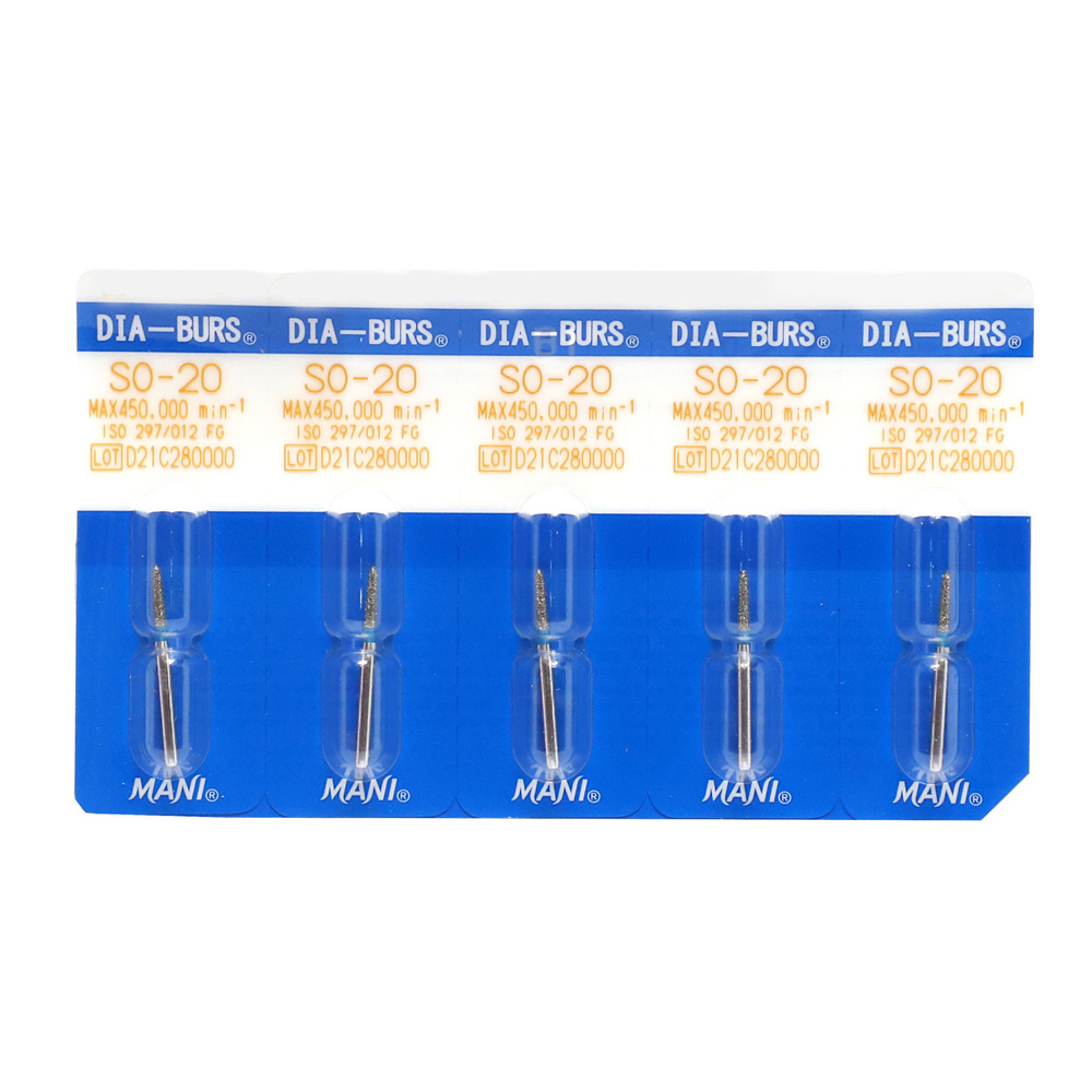 Mani Diamond Airotor Burs - So-S20