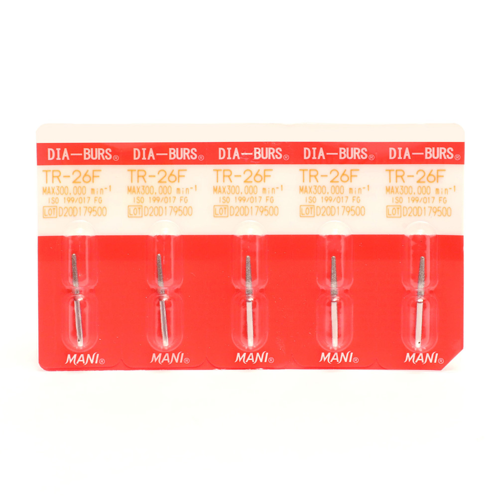 Mani Diamond Airotor Burs - Tr-26F