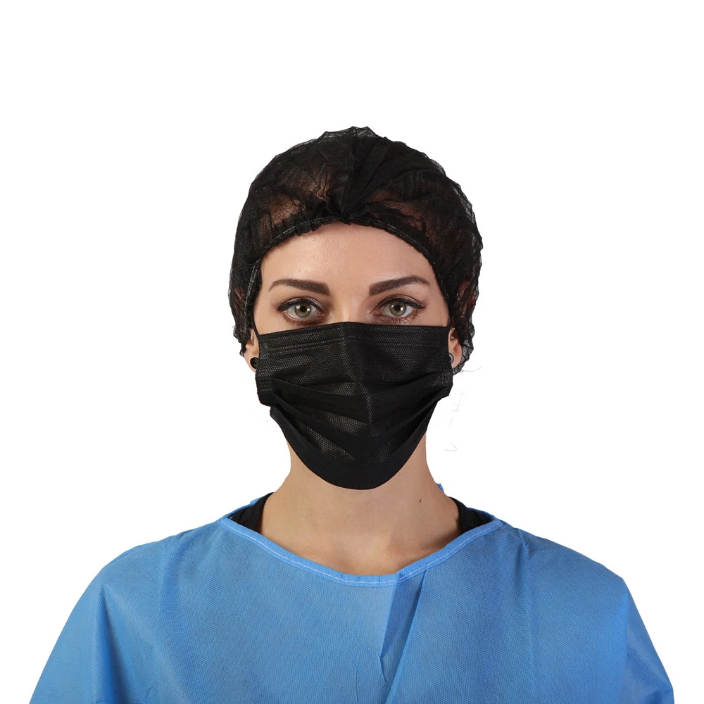 ET Dental Face Mask 3 Ply Black (Meltblown)