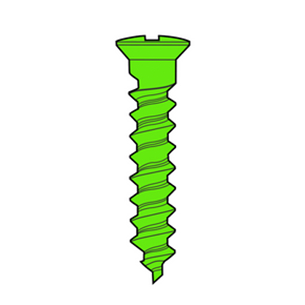 MCTBIO Titanium Bone Screw 1.4mm x 6mm (AU-14-006) - Pack of 5