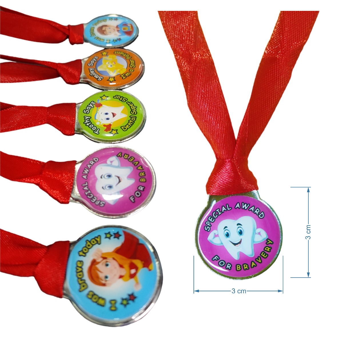 Unique Dents Pedo Medals PM001 (Set of 10)