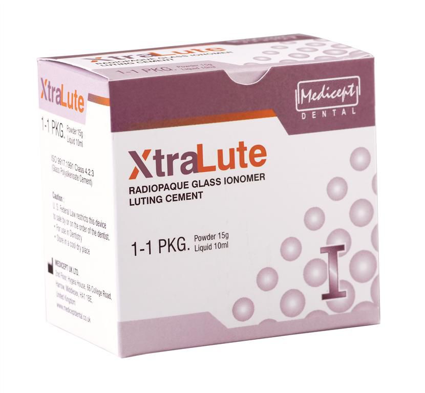 Medicept Dental Xtralute Glass Ionomer Luting Cement - Large