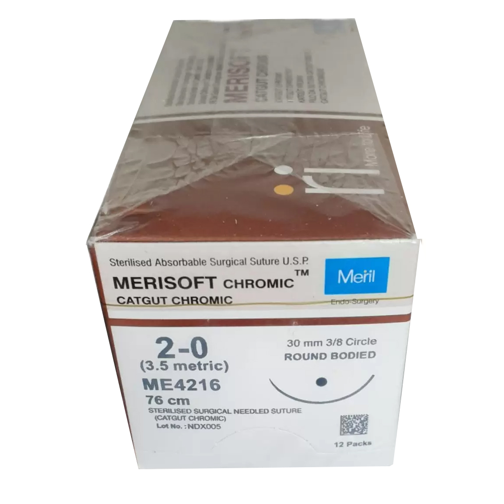 Meril Merisoft Chromic #2-0 Catgut Suture