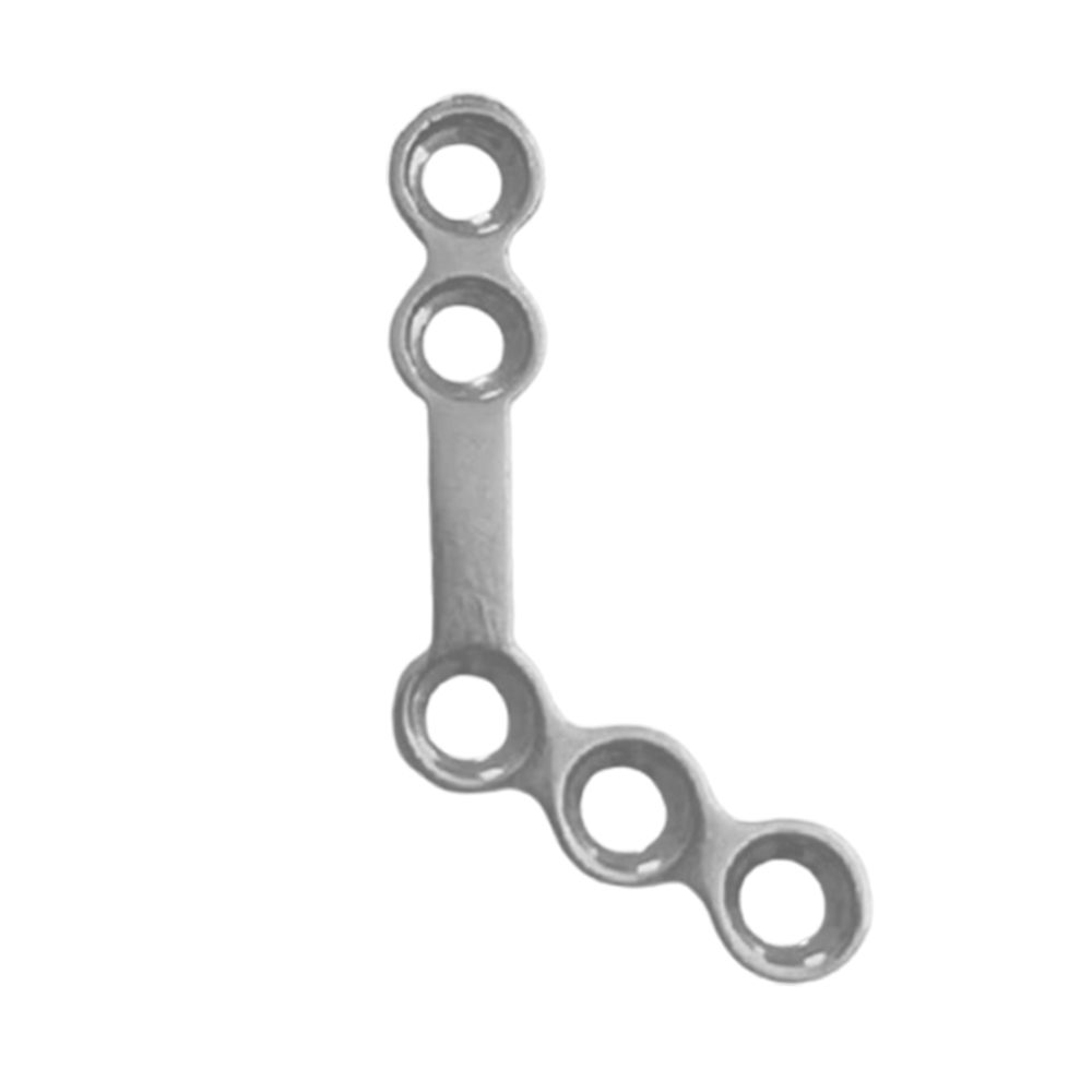 SK Surgicals SS Mini Bone Plates L Shape 120° With Gap - 1.5mm
