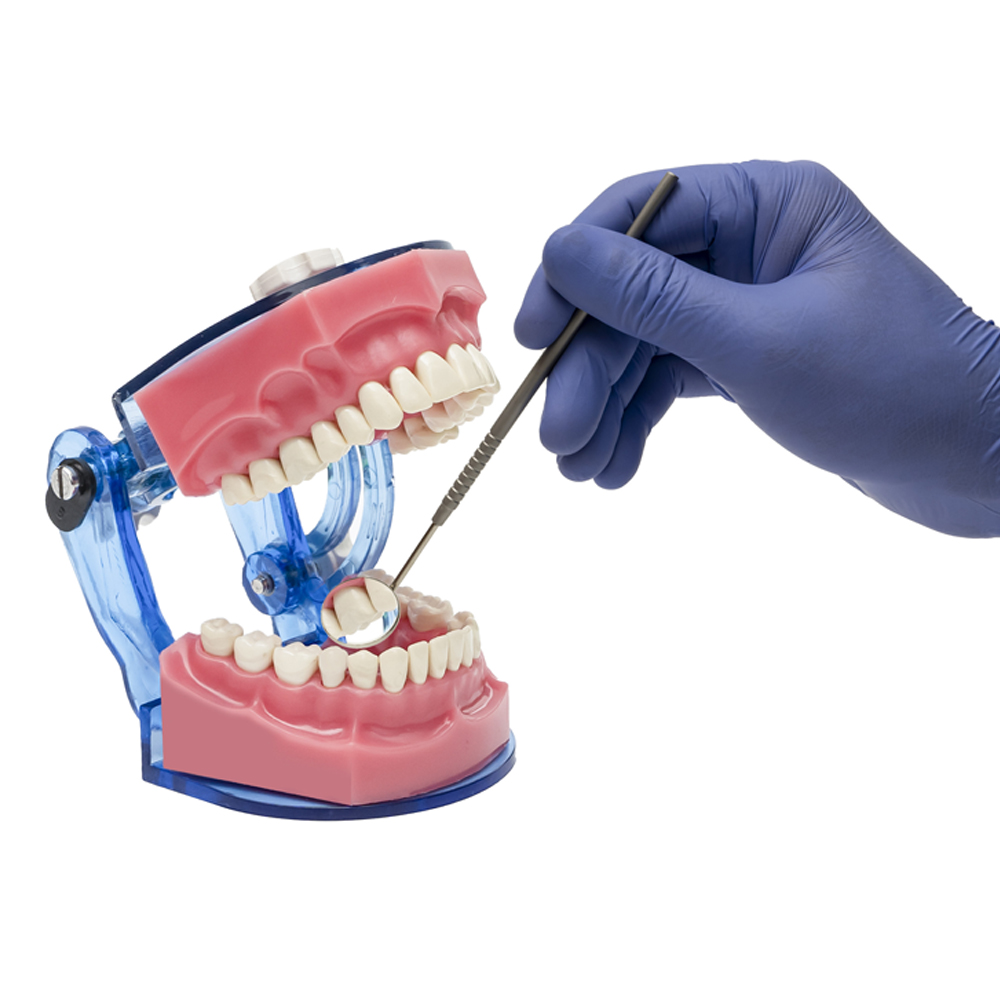 Waldent Mouth Mirror Tops Plain #4 Pack of 12 (K13/4)