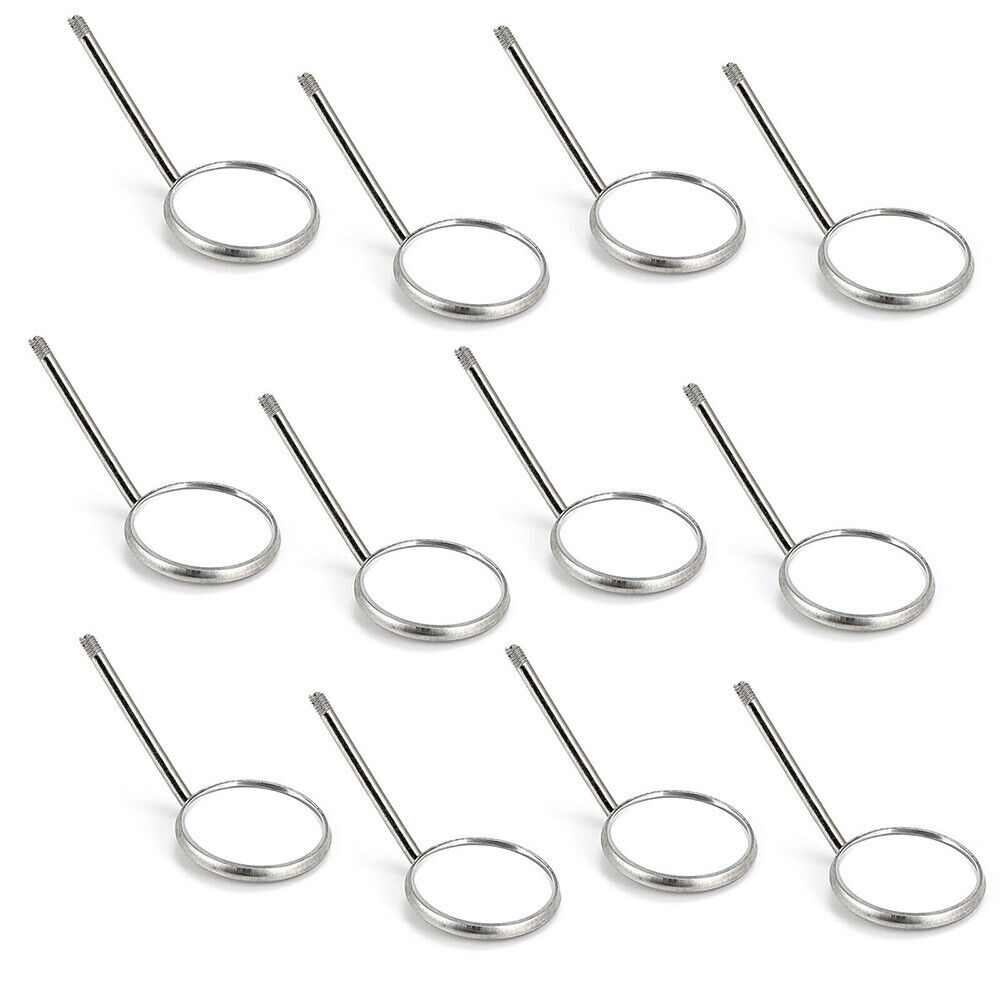 Waldent Mouth Mirror Tops Plain #3 Pack Of 12 (K13/7)