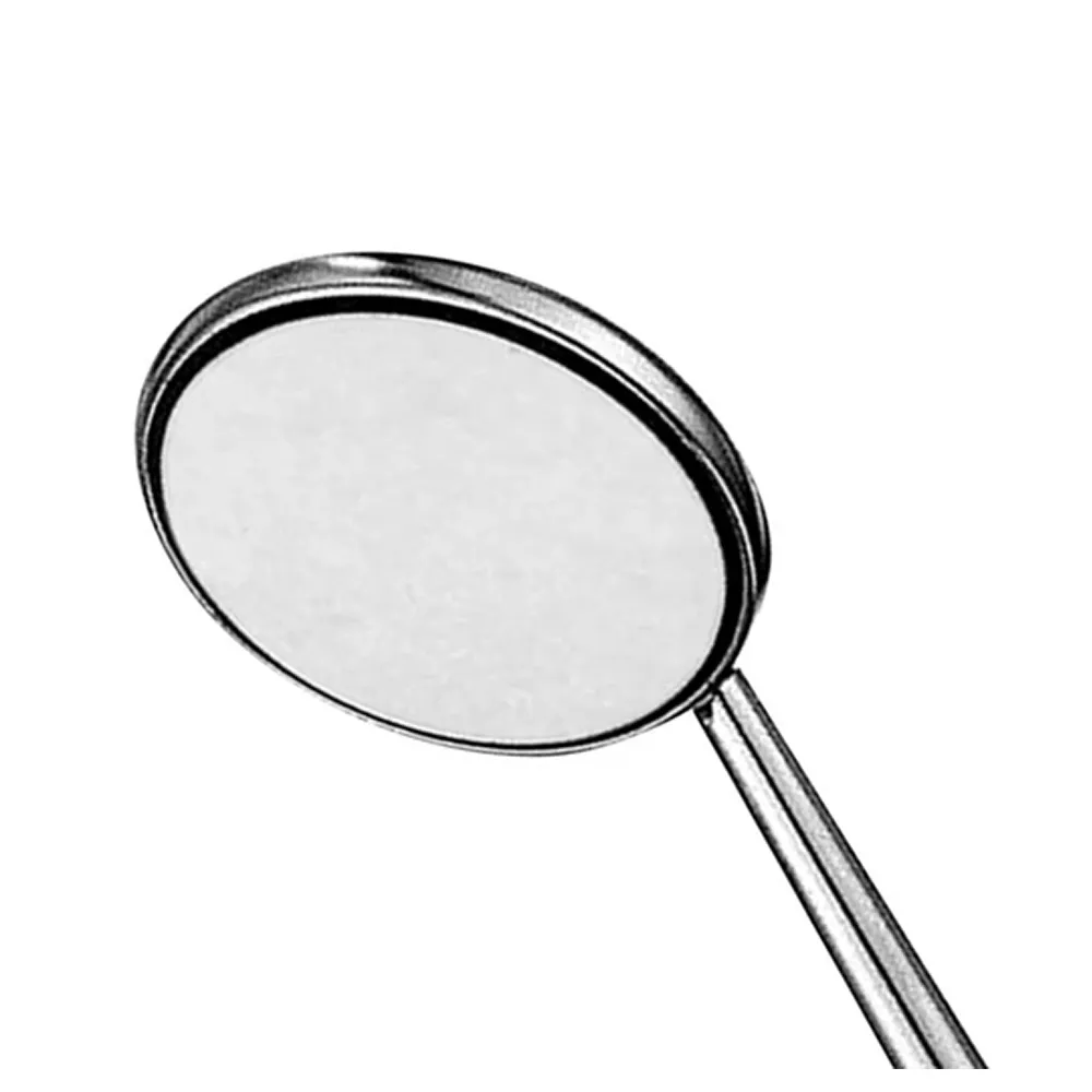 GDC Mouth Mirror Tops Fs Rhodium Coated Pack Of 12 Pcs - 4 (Mmtfs4)