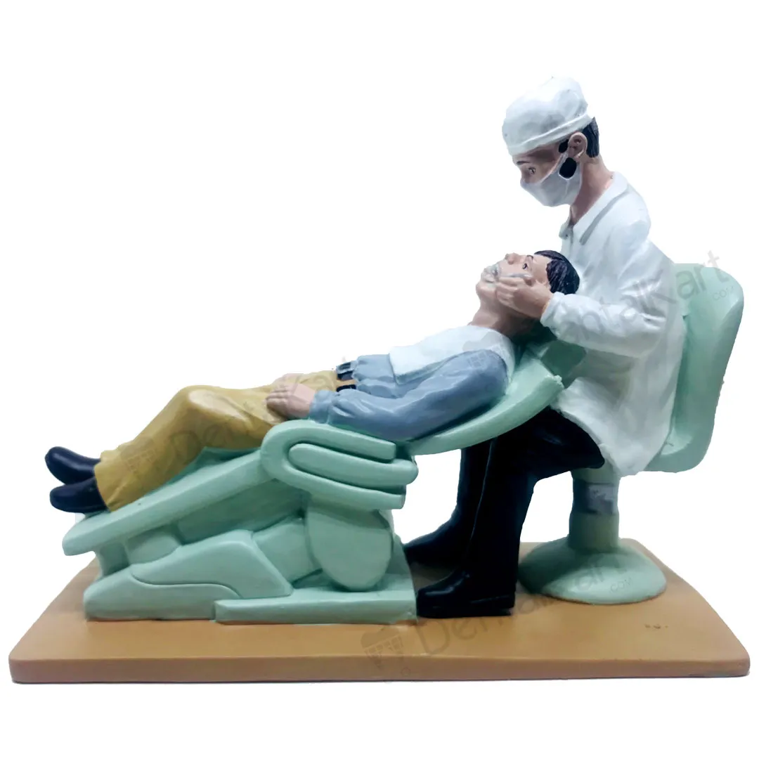 Dental Sculpture With Dentist & Patient MD113 Online at Best Price