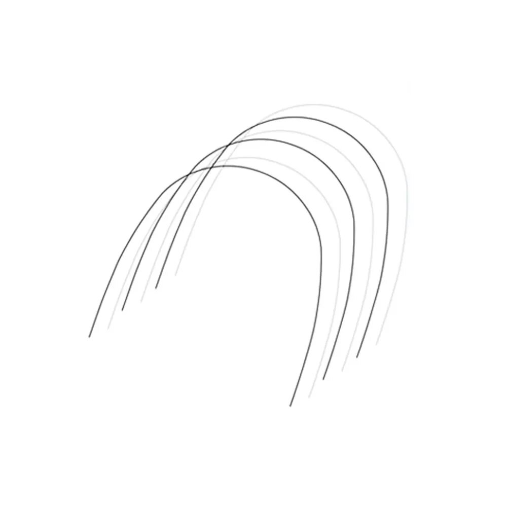 Modern  Ortho Tinol-1 Superelastic Nitinol Archwires Econo - Rectangular Lower 21x25 NTE-2125L-NFESE