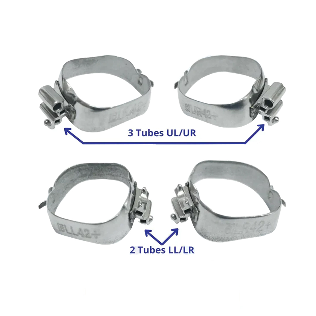 OSL 1st Molar Prewelded Molar Bands Roth 0.018 U3/L2 (Pack Of 4)