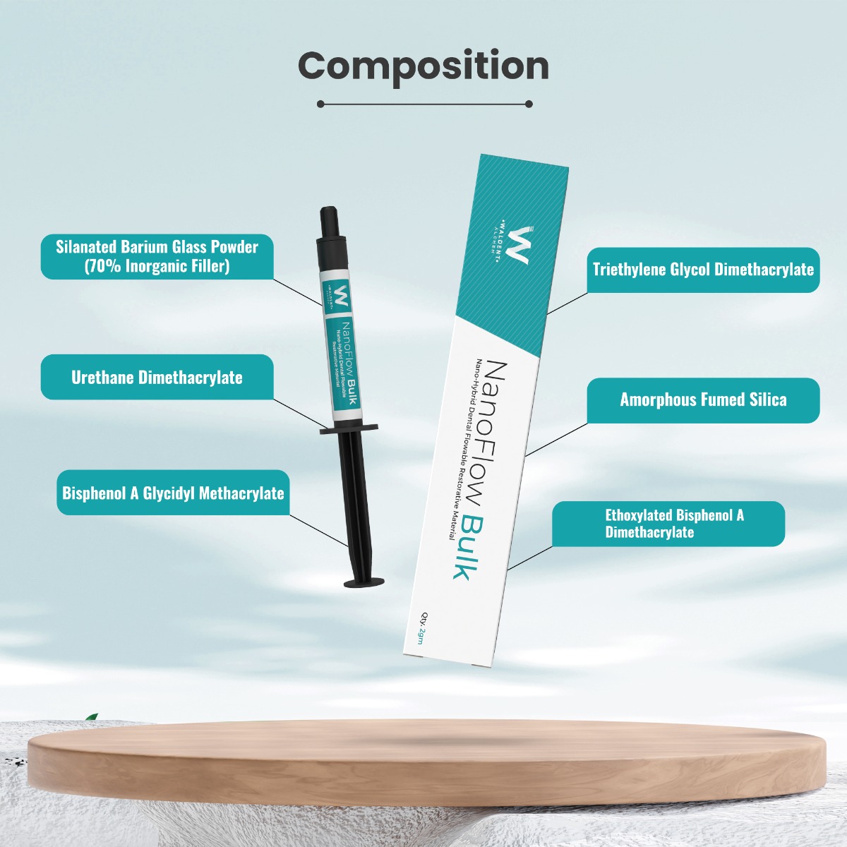 Waldent NanoFlow Bulk Fill Flowable Composite
