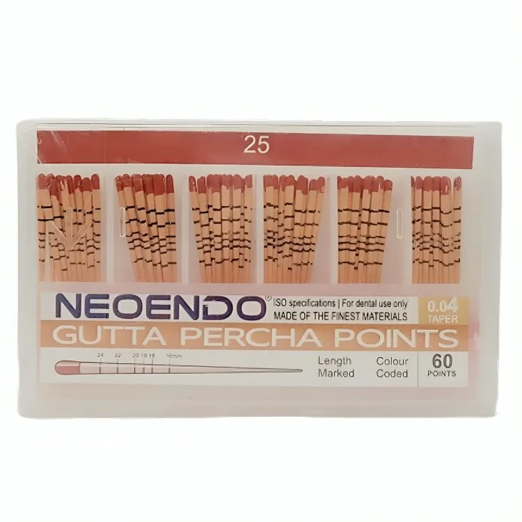 Neoendo Gutta Percha Points 4% (Length Marked)