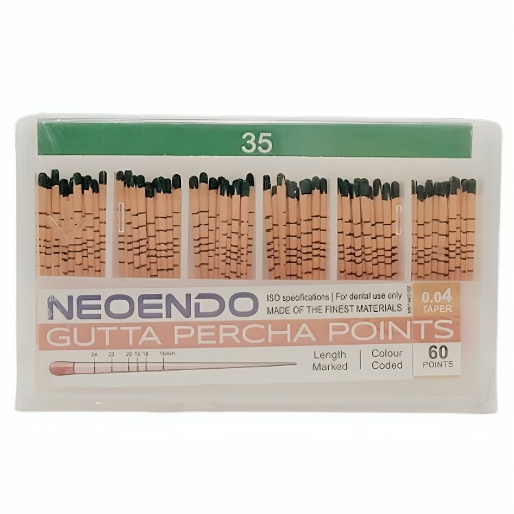 Neoendo Gutta Percha Points 4% (Length Marked)
