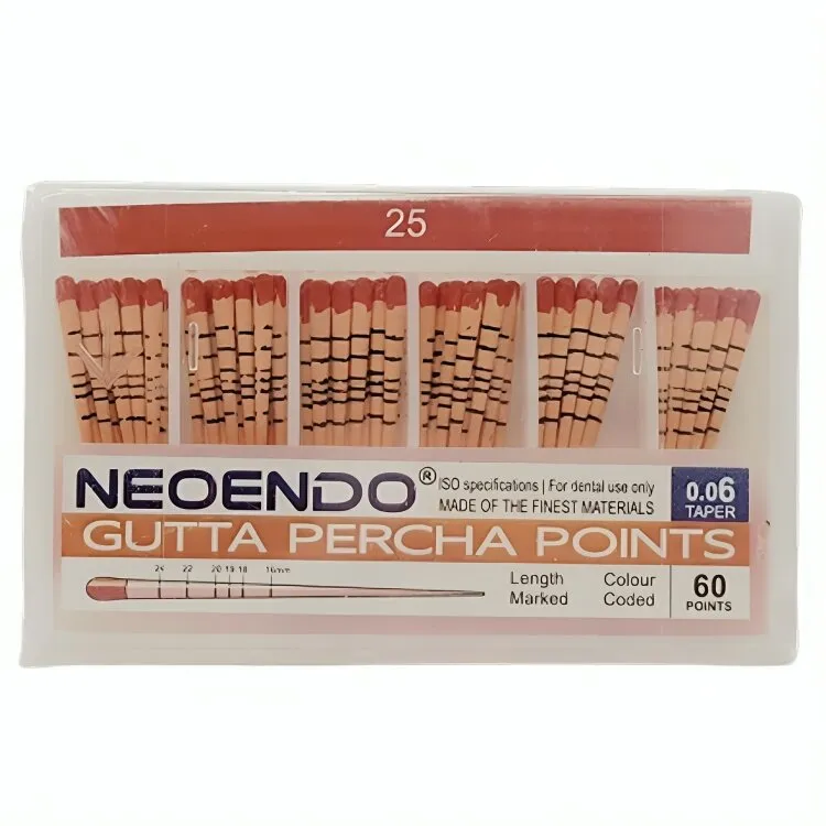 Neoendo Gutta Percha Points 6% (Length Marked)