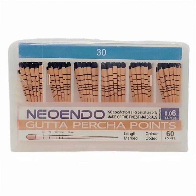Neoendo Gutta Percha Points 6% (Length Marked) # 30