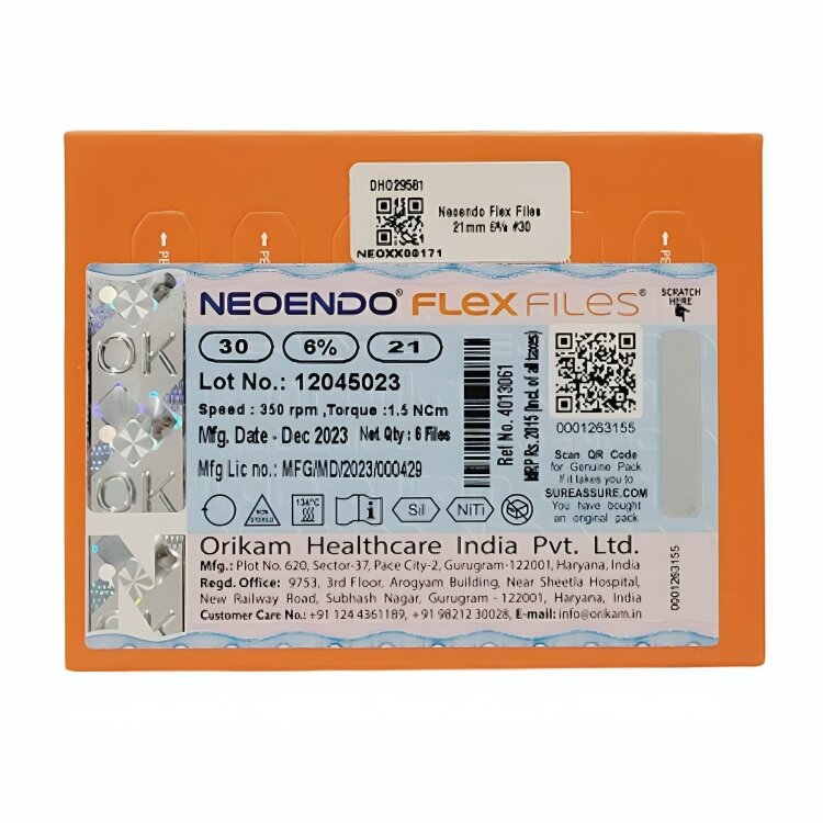 Neoendo Flex Files 21mm 6% #30