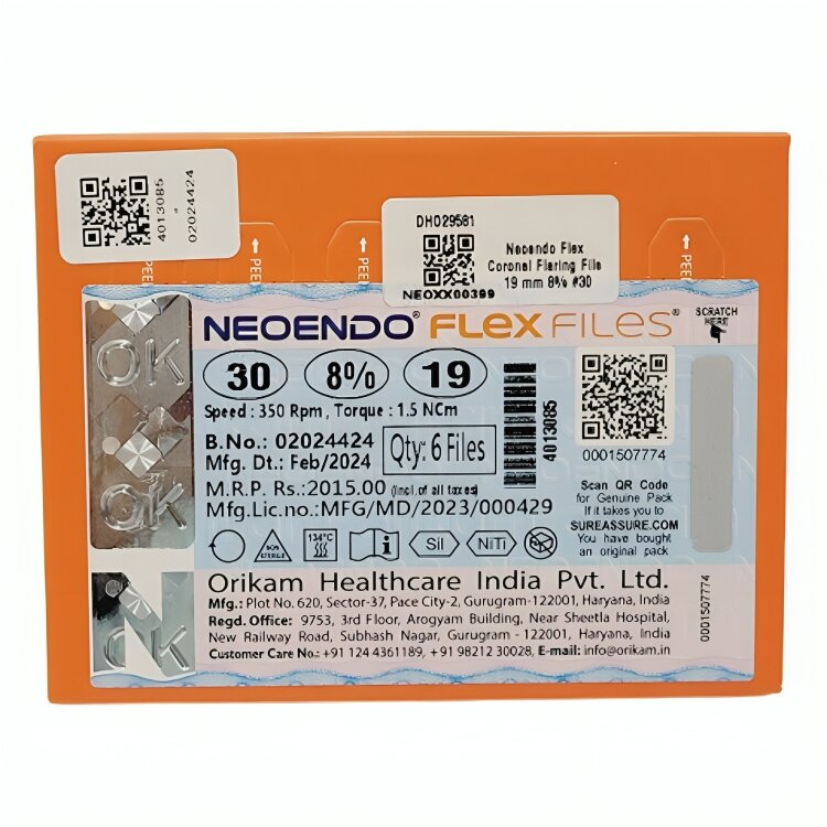 Neoendo Flex Coronal Flaring File 19mm 8% #30