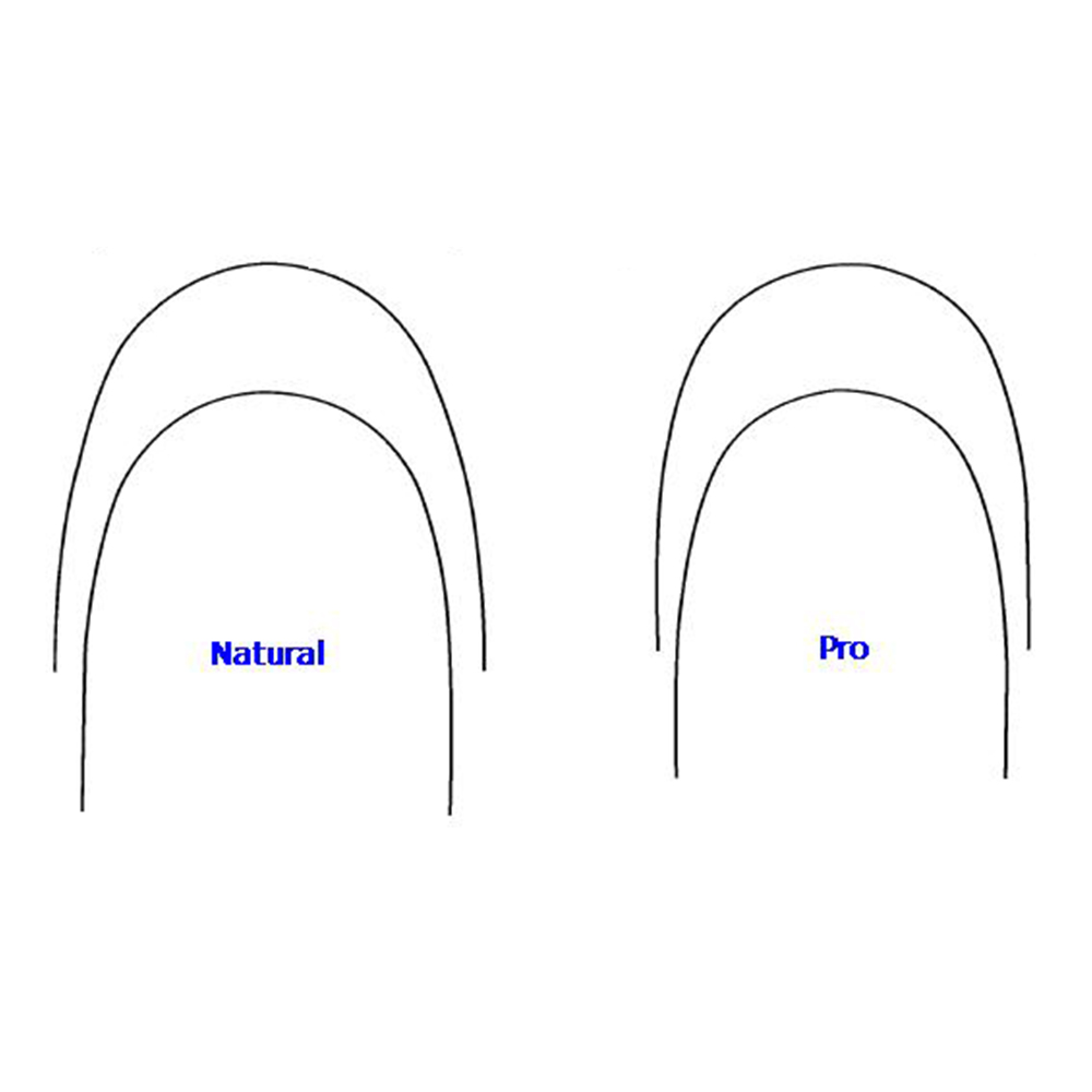 Prime Ortho NiTi Archwires Natural / Pro Form - Rectangular (25/Pk)