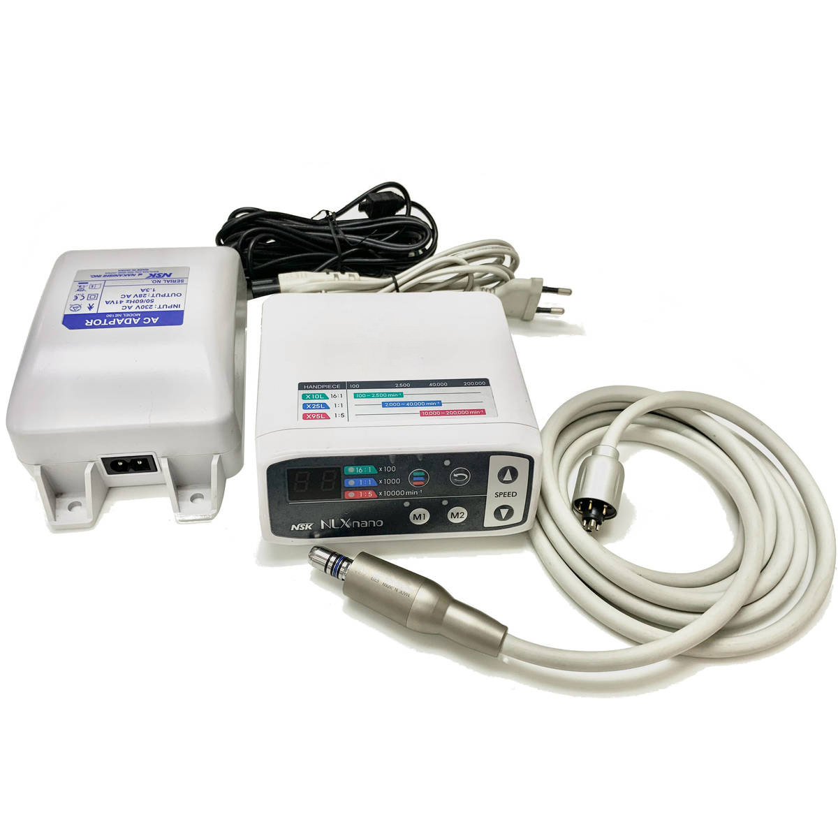 NSK NLX Nano Brushless Fiber Optic Table Top Micromotor Without M95 H/P