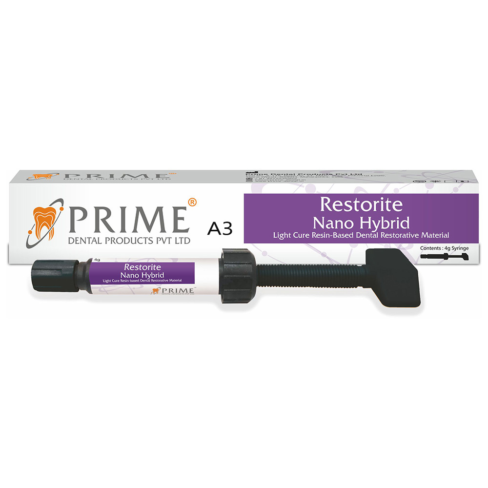 Prime Dental Restorite Nano Hybrid Composite Shade - A3