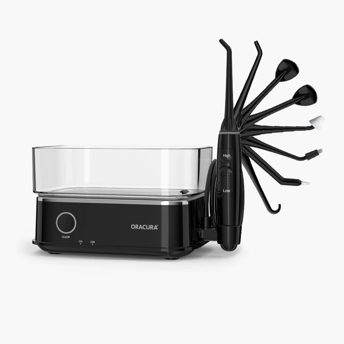 Oracura OC450 Dental PRO Countertop Smart Water Flosser - Black