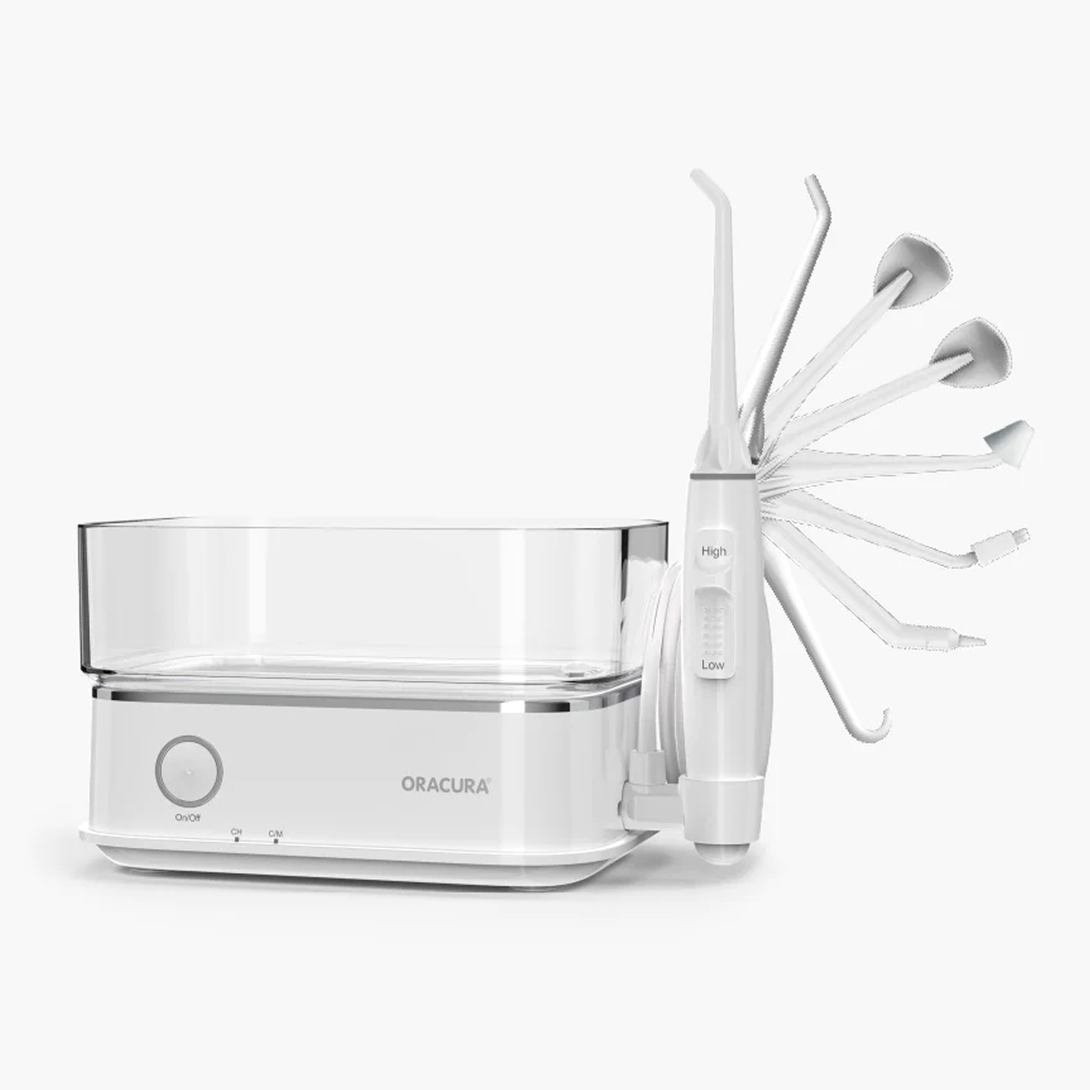 Oracura OC450 Dental PRO Countertop Smart Water Flosser - White