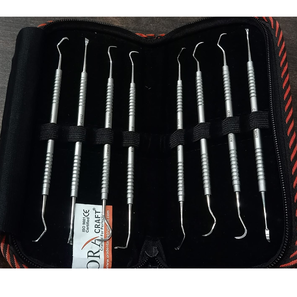 Oracraft Perio Scalers Set Of 8 - PSP8