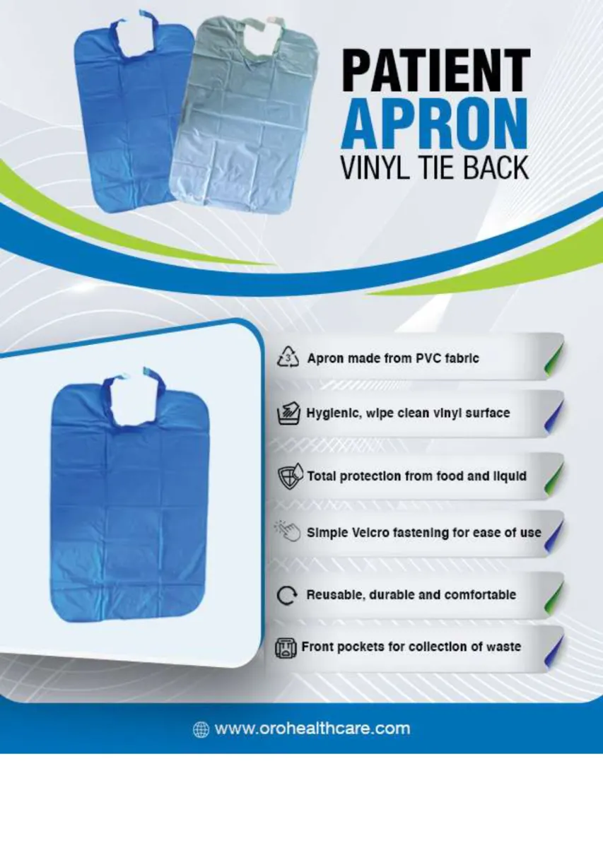 Oro Dental Vinyl Pateint Apron