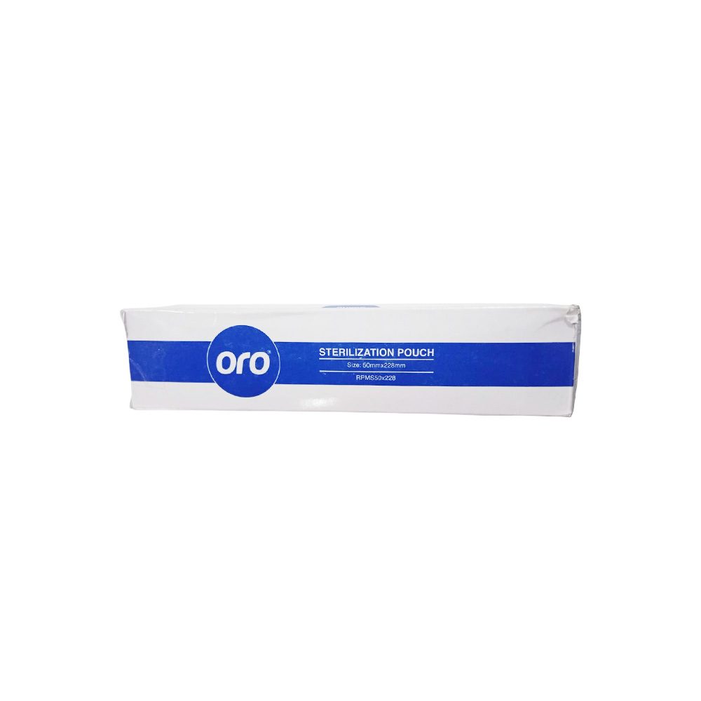 Oro Self Sealing Sterilization Pouches - 2" X 8.7"/8.9" (50 x 220/228mm)