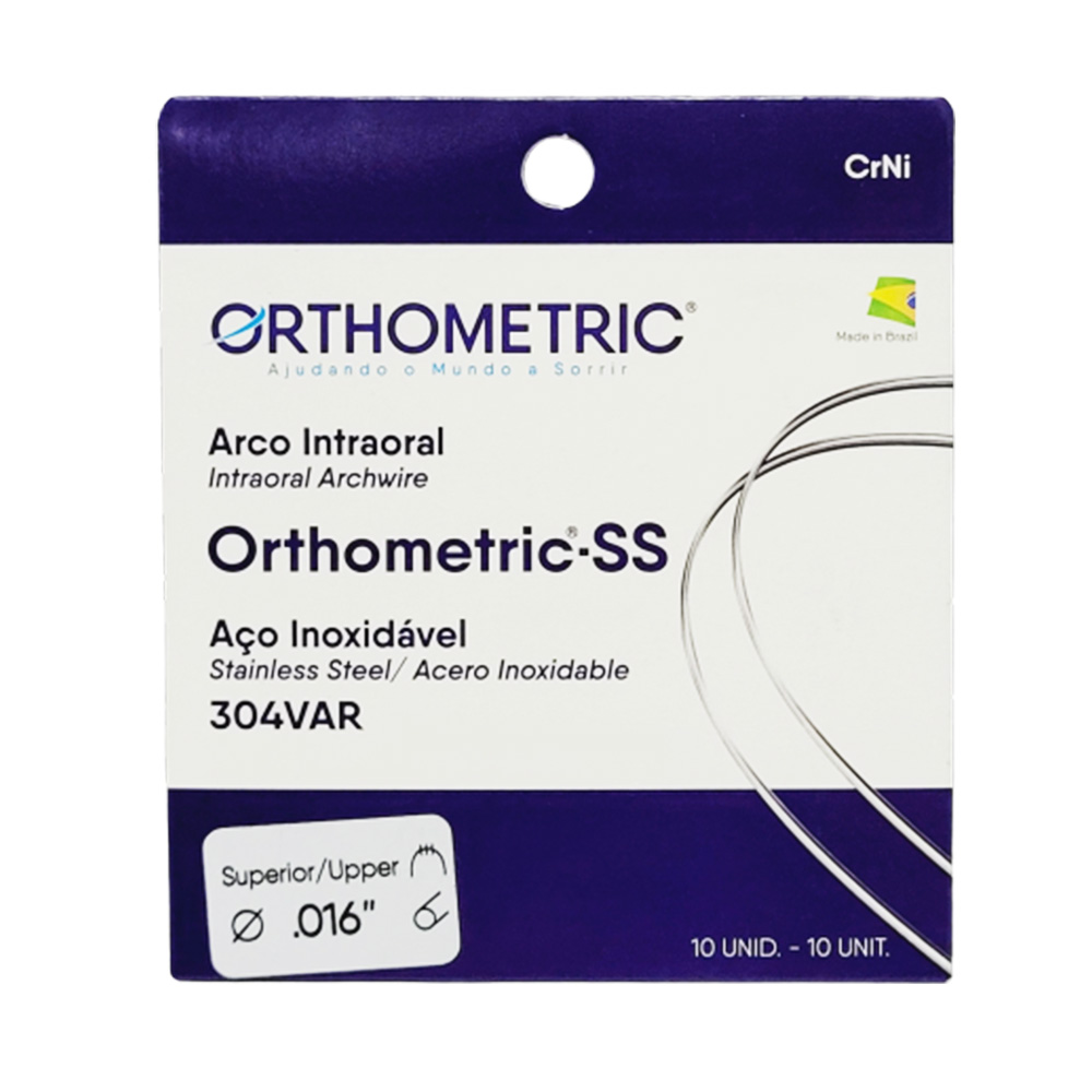 OrthoMetric Stainless Steel Round Archwire 020 Upper - (51.50.2020)