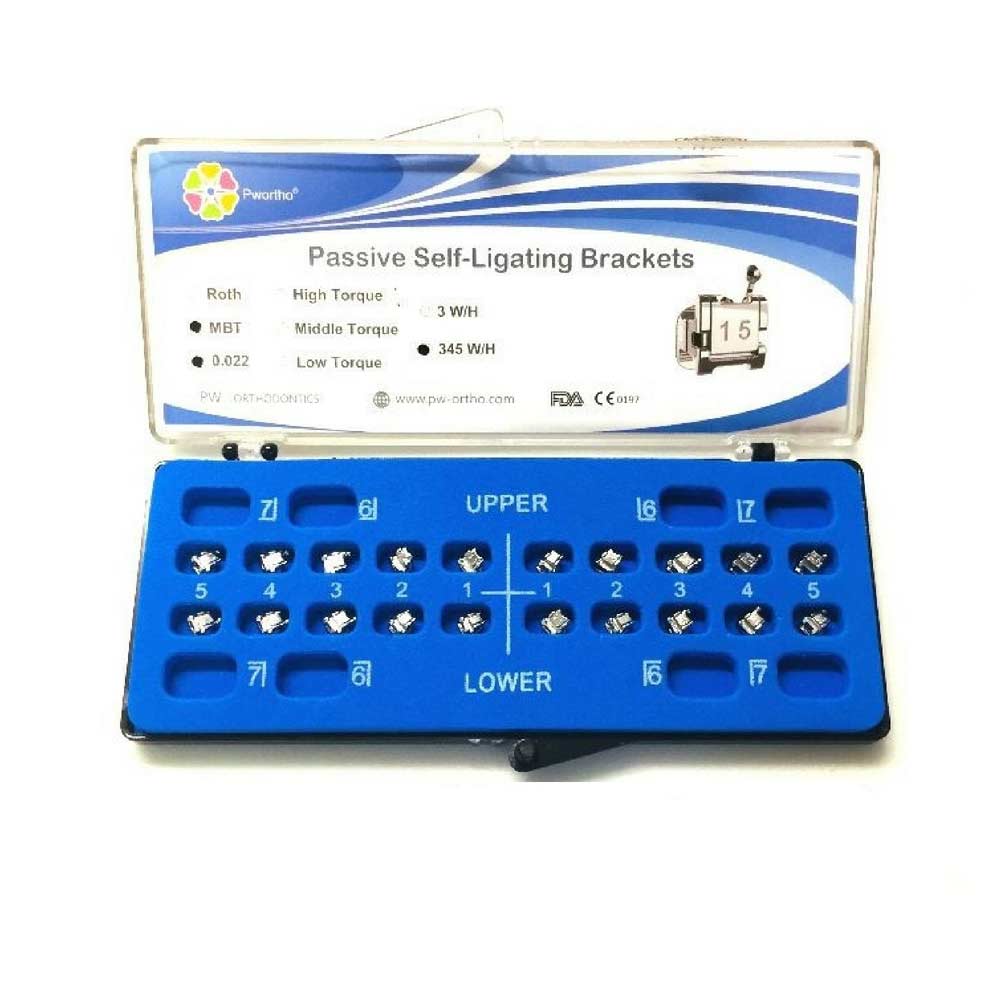 Pwortho Active & Passive Self-Ligating Brackets