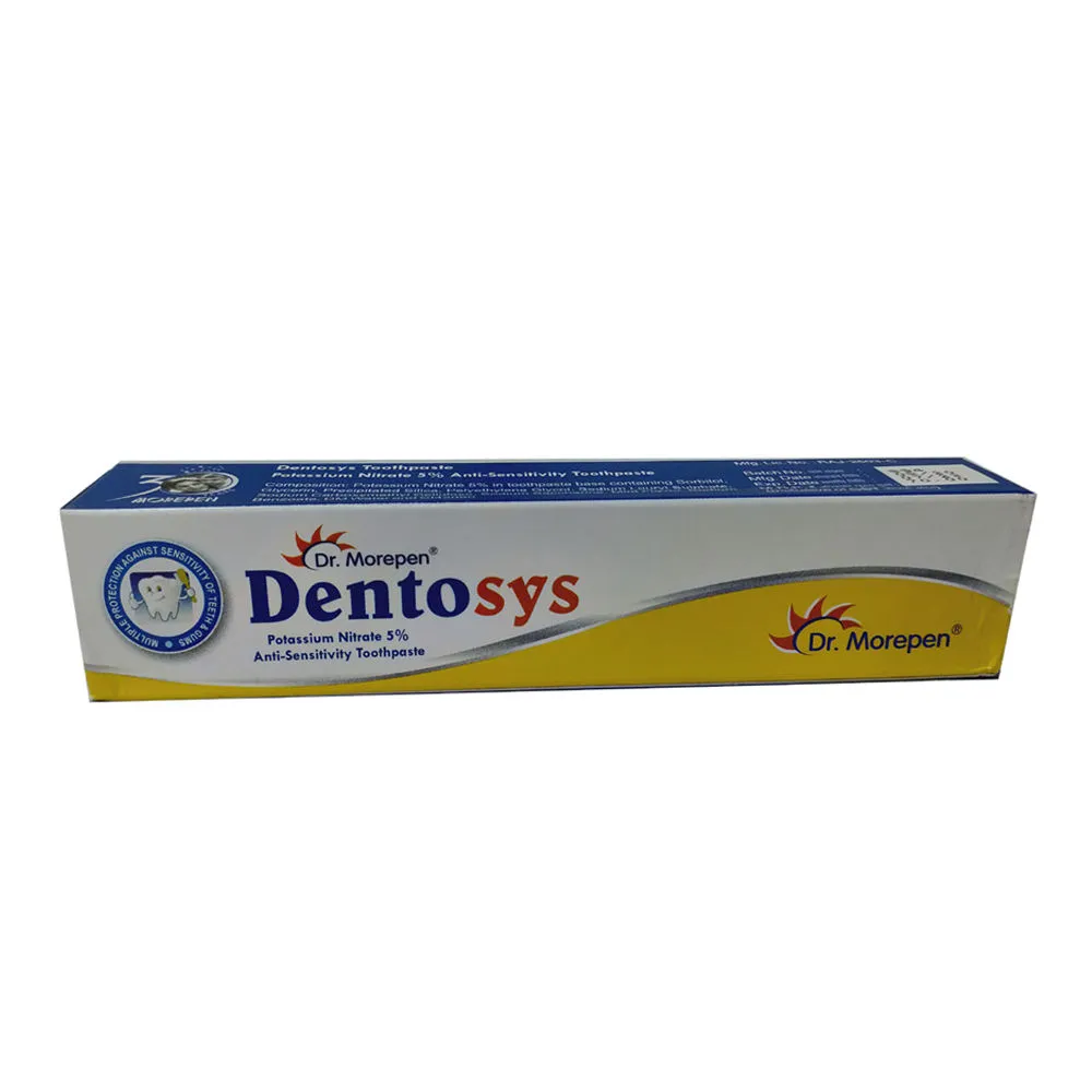 Dr. Morepen Dentosys Toothpaste 50 gm (Pack of 10)