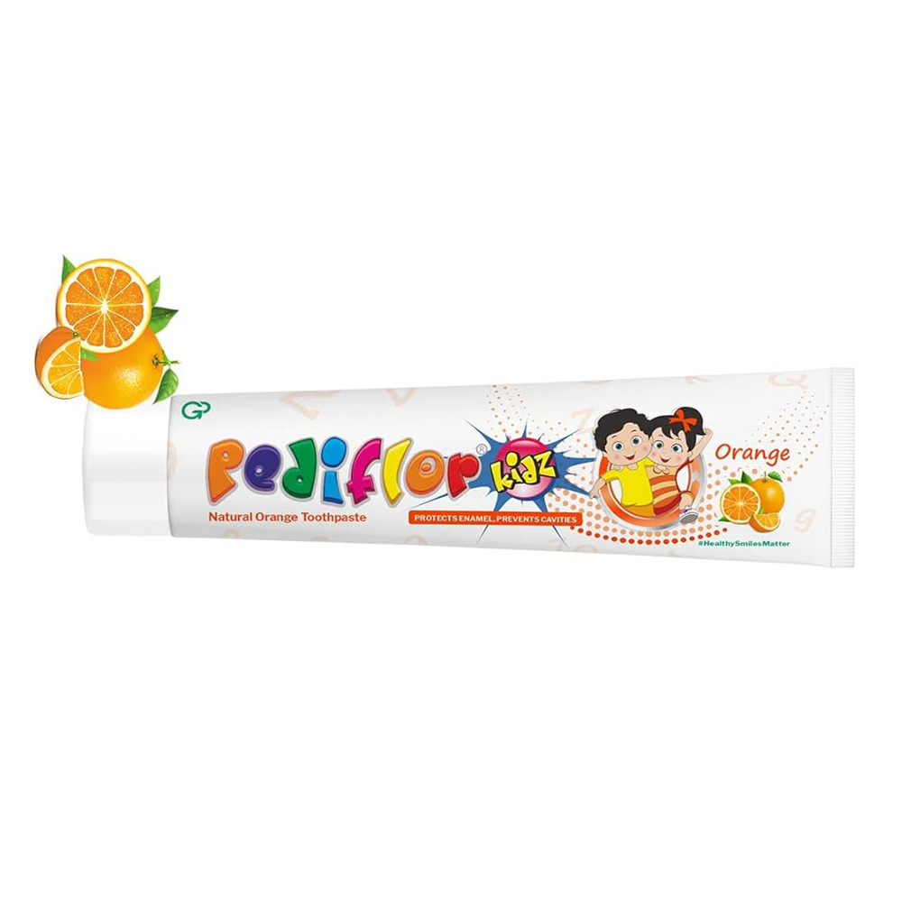 Group Pharma Pediflor Kidz Toothpaste - Orange