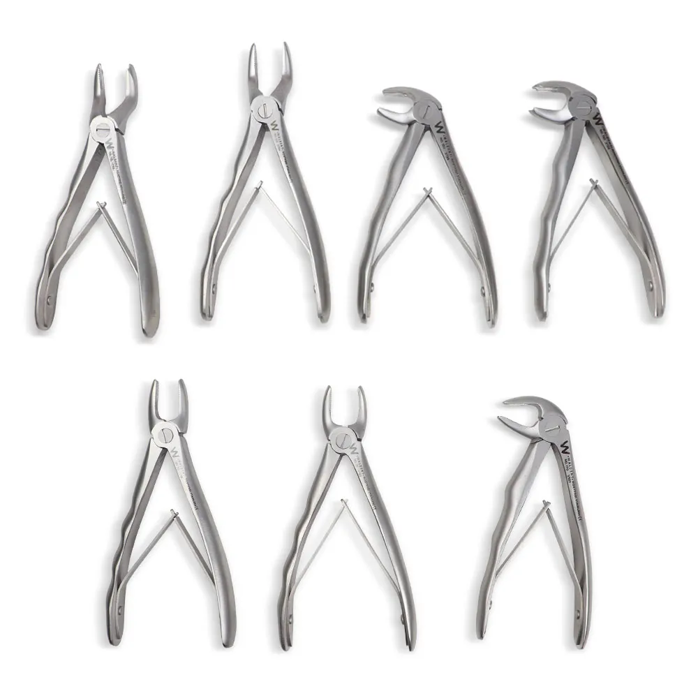 Waldent Pedodontic Extraction Forceps Kit - Premium (set of 7) K1/9