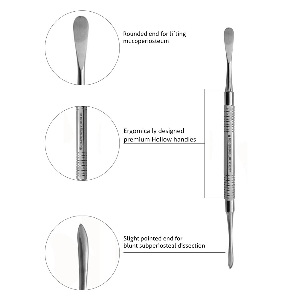 Waldent Periosteal Elevator Molt No.9 Premium (SE 9/111)