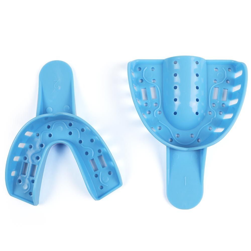 ET Dental Plastic Impression Tray Pack Of 2 Size U1 And L2