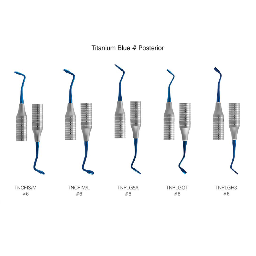 GDC Titanium Coated Composite Instrument Posterior Set Of 5 Pcs (CIPPB5)