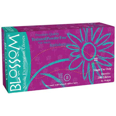 Blossom Lila Nitrile Exam Gloves - Small