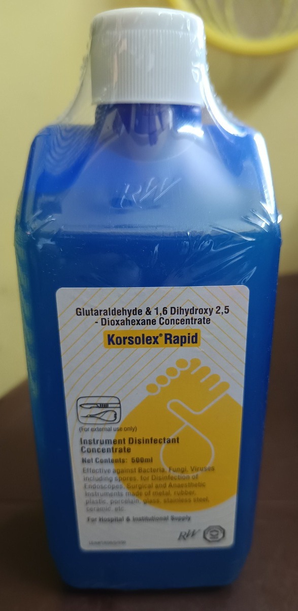 Raman & Weil Korsolex Rapid Instrument Sterilizer 500ml (Cidex)