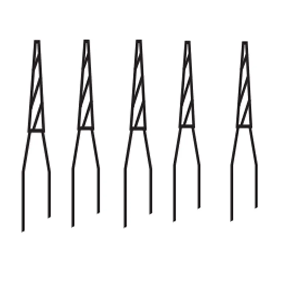 Pivo Taper Fissure Flat End Plain Cut Carbide Burs - RA-169 (Pack Of 5)